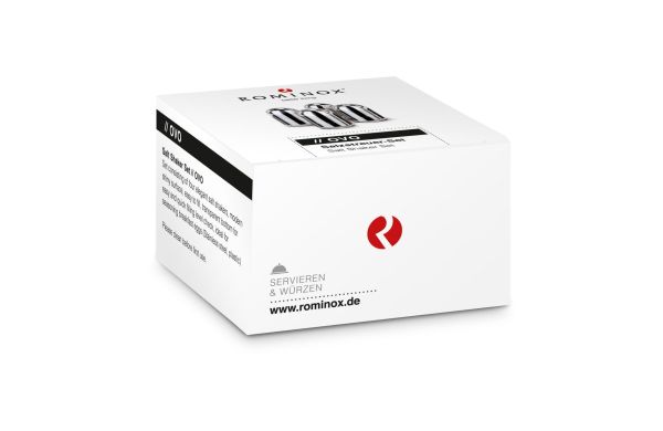 ROMINOX® 4-delige Mini Zoutstrooier-set // Ovo