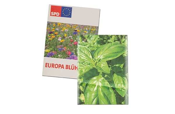 Mini zaadzakjes, gerecycled papier