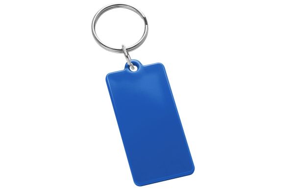 Schlüsselanhänger Rechteck_ blau