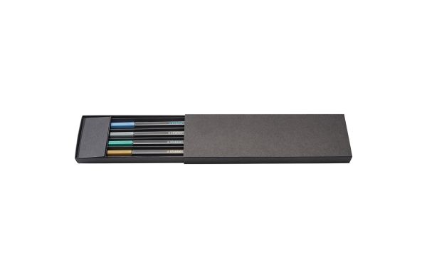 STABILO Pen 68 metallic 4 stuks set viltstiften