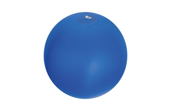 Strandball aus PVC mit einer Segmentlänge von 40 cm - blau