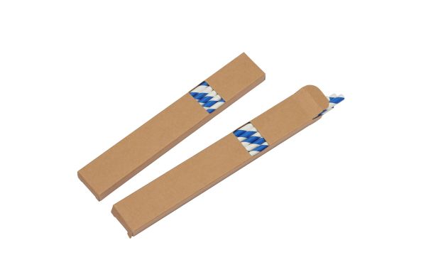 Strohhalm-Set Papier_ weiss_ blau