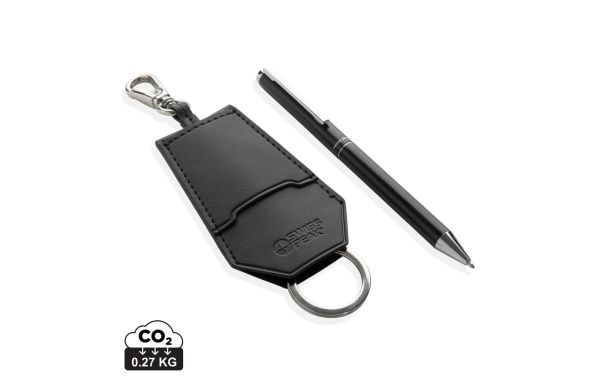 Swiss Peak Tula RCS Set aus Key-Organizer & Stifte, schwarz, blau
