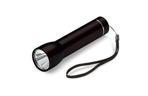 Taschenlampe mit Powerbank 2200mAh, schwarz