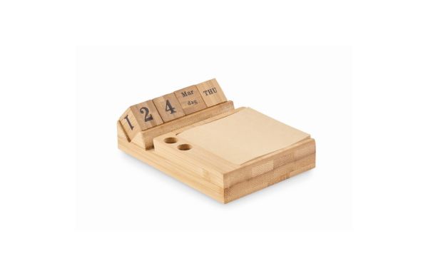 BOOTOP Tischkalender Bambus, holz