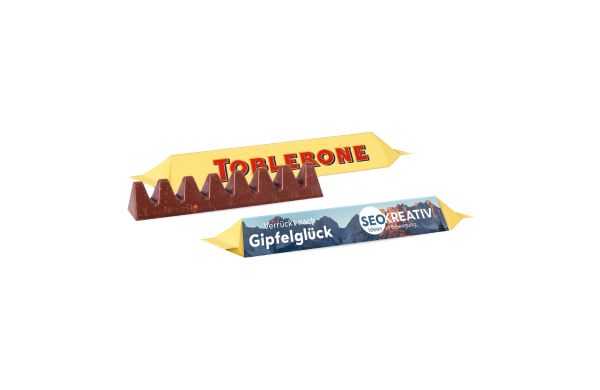 TOBLERONE Riegel im Werbeschuber 35g Klimaneutral FSC