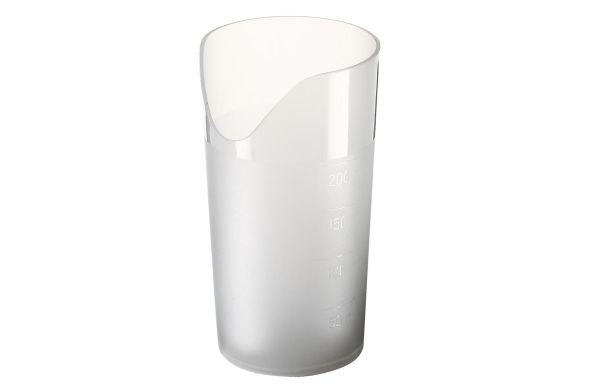 Trinkbecher "Ergonomie" 0,2 l, transparent