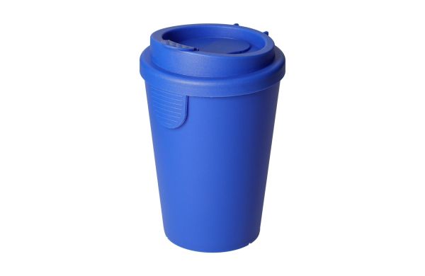 Trinkbecher "Turin" mit Deckel, blau