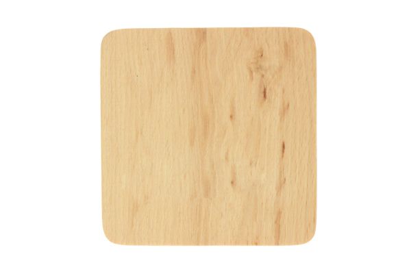 Untersetzer "Woody" eckig, beige