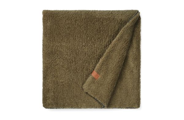 VINGA Maine Doppelflor-Decke aus GRS recyceltem Material/grün