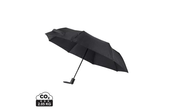 VINGA Baltimore AWARE™ RPET 21“ Regenschirm, schwarz