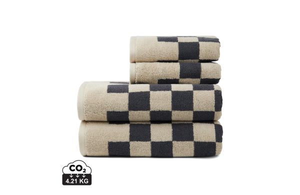 VINGA Elba Handtuch aus OCS Bio-Baumwolle, 4er-Set, grau