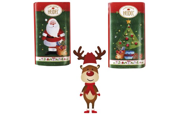 Wand Adventskalender HEIDEL chocoladetabletjes individueel bedrukt