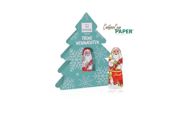 Kerstboom met de kerstman