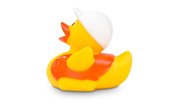 Reclameeend Bob Bouwleider