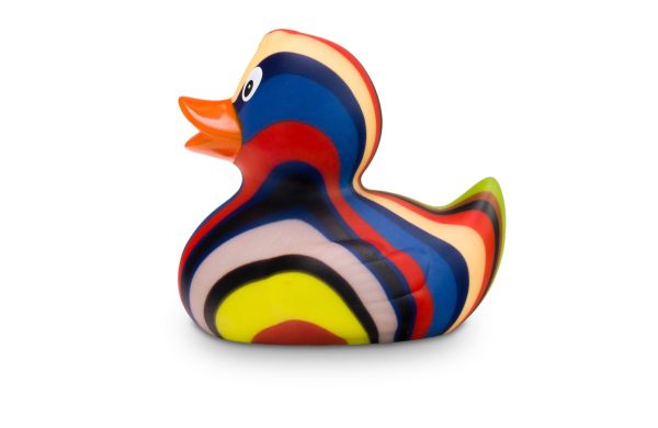 Reclameeend Lenny Lengtestrepen