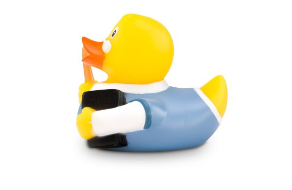 Reclameeend Leo Leraar