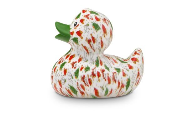 Reclameeend Torsten Kerstboom met groene snavel