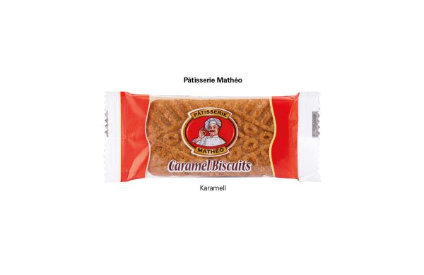 Reclamekaart Midi caramel biscuits