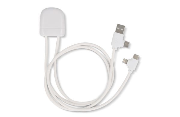 Xoopar Ice-C GRS Charging cable, weiss