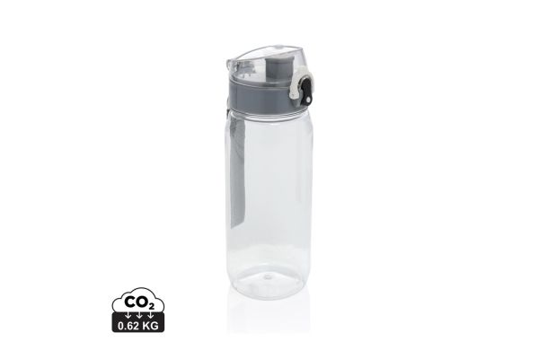 Yide RCS  rPET verschließbare Wasserflasche 600ml, transparent