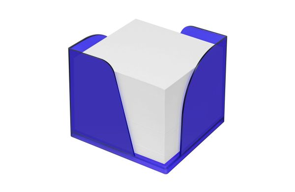Zettelbox Gamma_ gefrostet blau