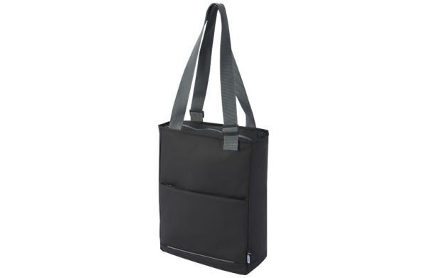 Aqua wasserabweisende 14" Laptop-Tragetasche aus GRS Recyclingmaterial 14 L - schwarz 