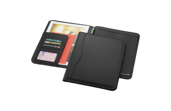 Ebony A4 Schreibmappe - schwarz 