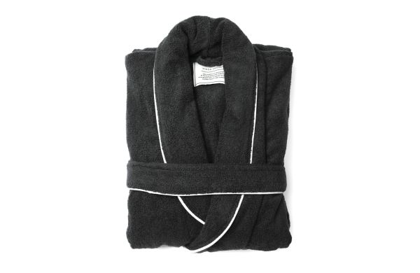 VINGA Harper Bademantel S/M/grau