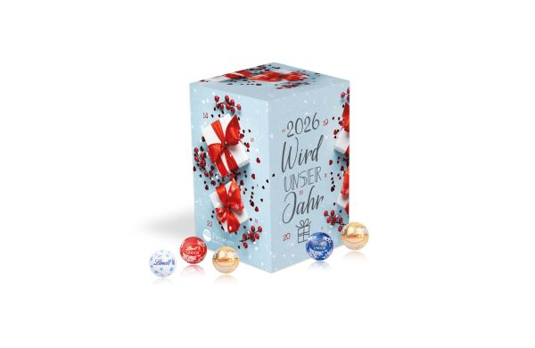 Adventskalender Cube XL Lindt Inlay aus 100% recyceltem Material