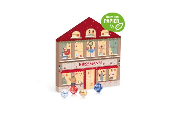 Adventskalender Lindt Weihnachtshaus Organic Klimaneutral FSC