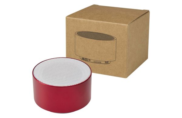 Ankaa 3 W Bluetooth® Lautsprecher aus recyceltem Aluminium, rot