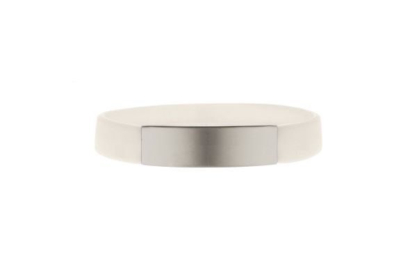 Armband Platty, weiss