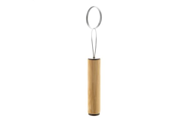 Bambus-Taschenlampe Lampoo, weiss