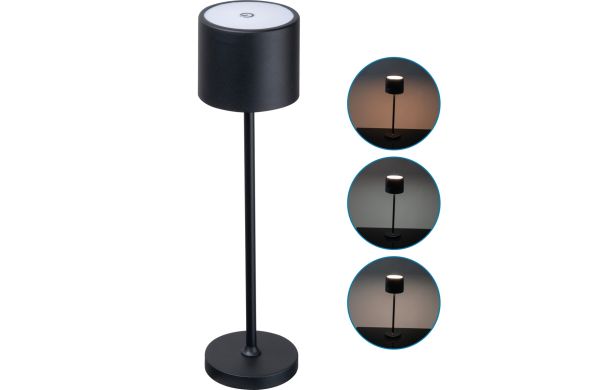 CrisMa Tischlampe mit Touchsensor MODEST, schwarz