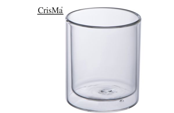 CrisMa dubbelwandige cappuccino beker 200ml