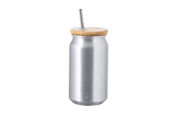 Divern Einmachglas-Tasse, silber
