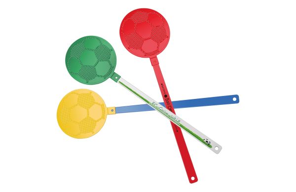 Fliegenklatsche Fußball_ blau-blau