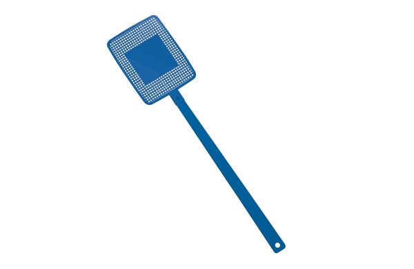 Fliegenklatsche Rechteck_ blau-blau
