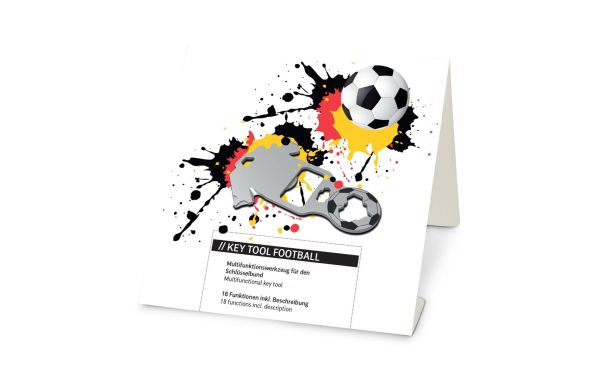 Geschenkartikel: ROMINOX® Key Tool Voetbal, Duitsland motief-map