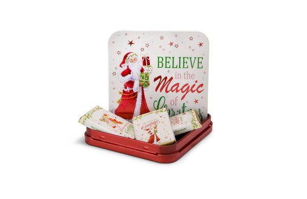 Geschenkartikel: Chocoladedoos Witte Kerst