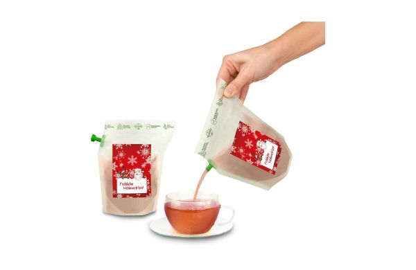 Geschenkartikel: Thee-brouwzak, Voor de beste medewerkers, Tasty Berry, herbruikbaar