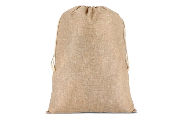 Geschenkzak in jute-stijl 50 x 70 cm