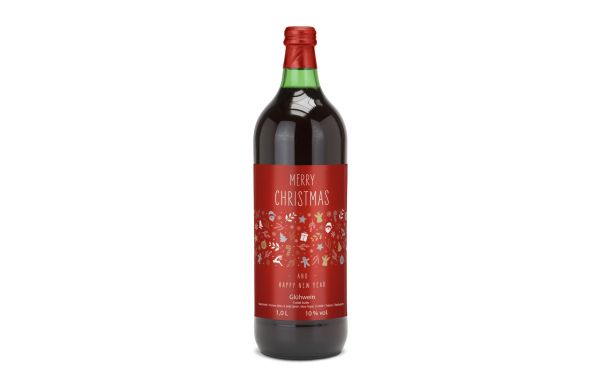 Glühwein - Groene fles, met schroefdop, 1 l