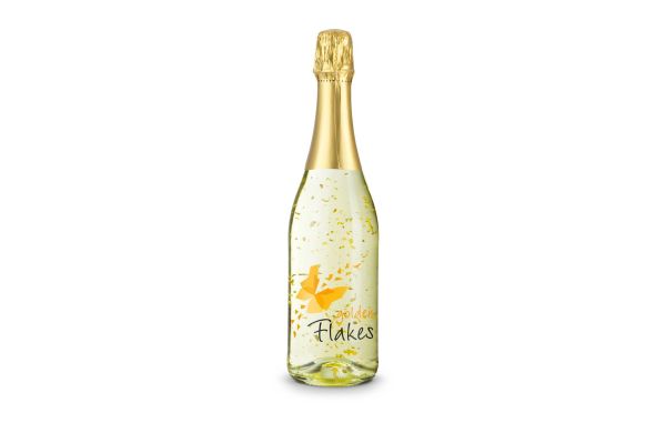 Golden Flakes - Doorzichtige Fles - 0,75 l