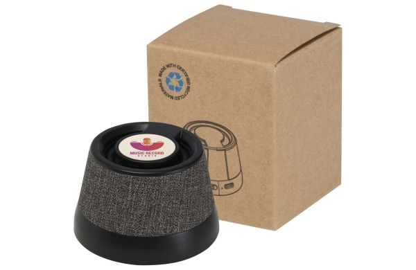 Horna 3 W draadloze magnetische speaker van gerecycled kunststof