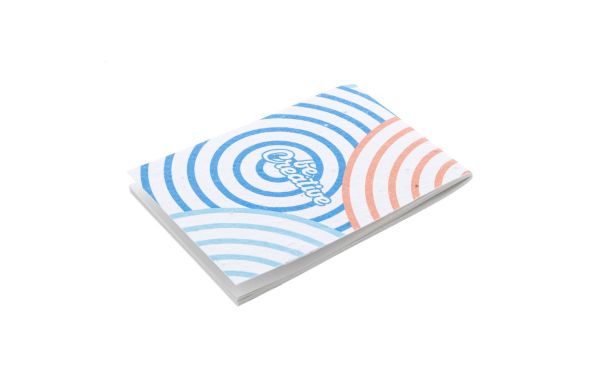 individuelles Saatpapier-Notizbuch CreaNote Mini Seed, weiß