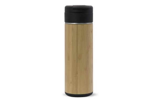 Isolierbecher Flow Bambus 400ml, holz