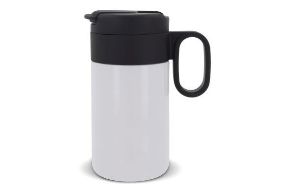 Isolierbecher Flow mit Griff 250ml, weiss