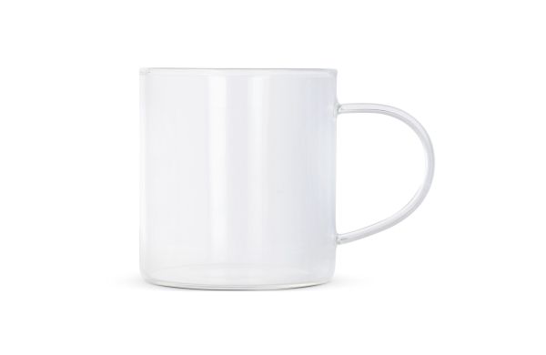 Kaffeeglas mit Griff Vardez 300 ml, transparent